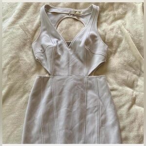 Silence + Noise White Backless Dress